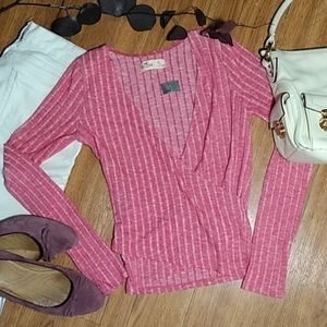 Hollister half Wrap Top